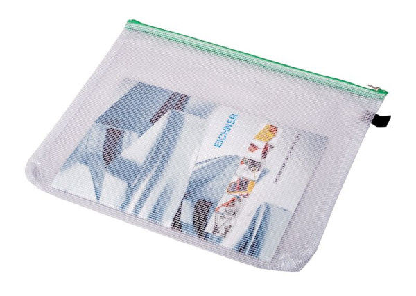 Eichner Reißverschluss-Sammelbeutel, Transparent, Format: B4, VE: 10 Stück, 9218-01038