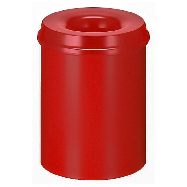 STEIN HGS Feuerlöschender Papierkorb, rot, 15 Liter, 83729.0006