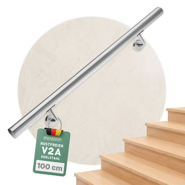 monzana Handlauf Edelstahl 4,2x100cm, 103326, 4250525328271