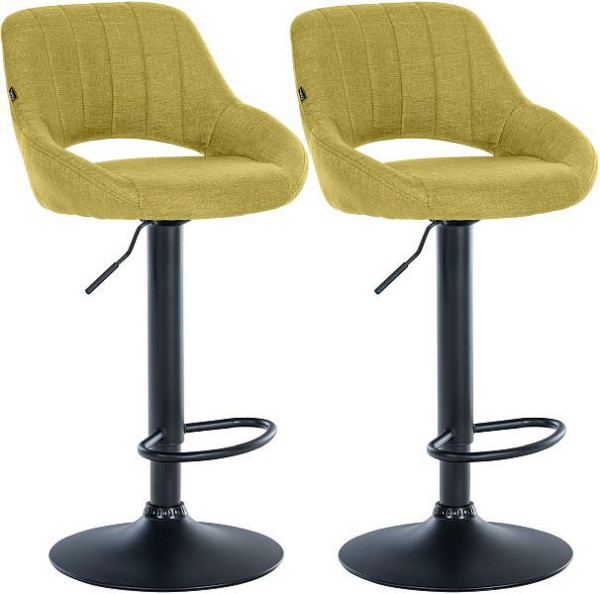 CLP Barhocker Milet Stoff B, grün, VE: 2 Stück, 324417
