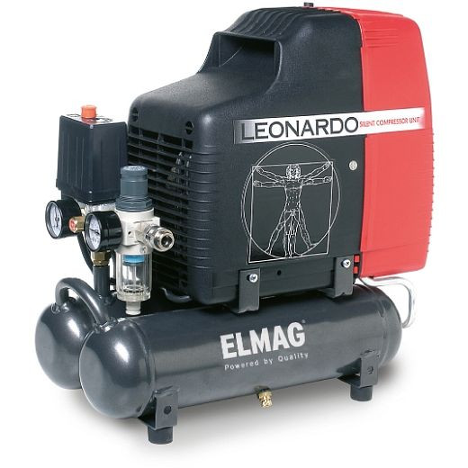 ELMAG Ölfreier Spezialkompressor LEONARDO 110/10/6 W, 1450 UpM, 10302