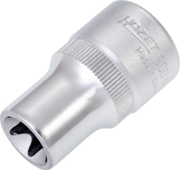 Hazet Steckschlüsseleinsatz TORX®, Vierkant hohl 12,5 mm (1/2 Zoll), Außen TORX® Profil, E14, 900-E14