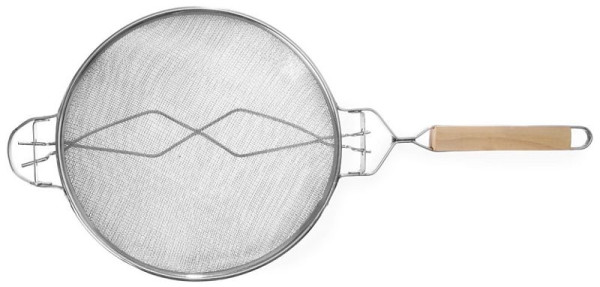 Hendi Sieb - doppelmaschig, ØxH: 260x570 mm, Holz, 639009