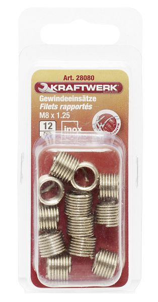 Kraftwerk Gewindeeinsatz M5x0.8 mm, VE: 12 Stück, 28050, 7612206093347