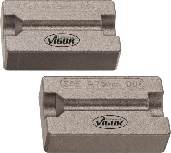 VIGOR Spannbacken-Paar, 4.75 mm Durchmesser, V2540, 4047728025409
