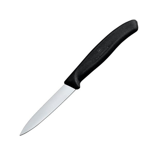 Victorinox Schälmesser 8cm schwarz, klassisch Schweizer, CX742