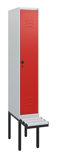 C+P Umkleidespind Classic PLUS, 1950x300x815mm, 7035/3020, Drehriegel, 0800405-10 S10032
