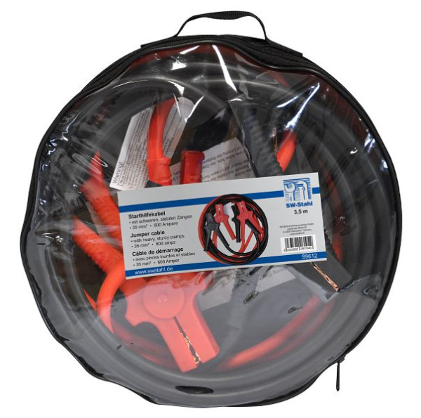SW-Stahl Starthilfekabel, 3,5 m, 12 mm Durchmesser / 25 mm², S9612
