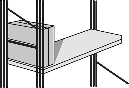 Kerkmann Seitensteg Libra, T 250 mm, lichtgrau, 52118215