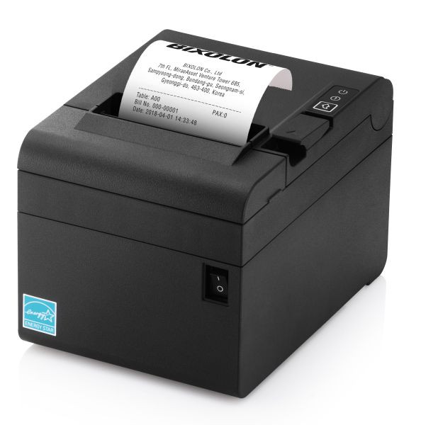 Bixolon 3-Zoll (80 mm)-Thermodirekt-Beleg- und Ticketdrucker, 180 dpi, seriell, Ethernet und USB, SRP-E300ESK