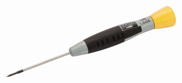 Bahco Präzisionsschraubendreher, Schlitz, 0,20 x 1,2 x 50, 137 mm, 700-1.2-50