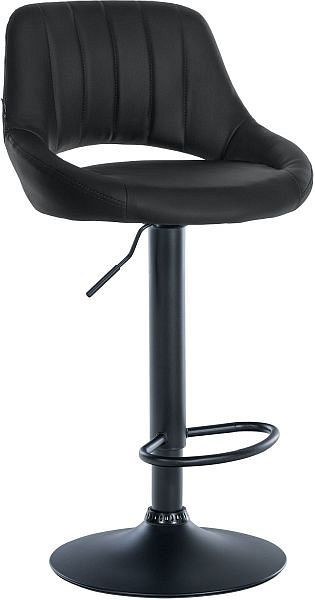 CLP Barhocker Milet Kunstleder schwarz, schwarz, 322422