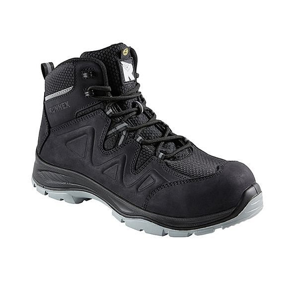 RUNNEX S3S-ESD Sicherheitsschnürstiefel SmartStar, Farbe: schwarz/grau, Größe: 39, VE: 1 Paar, 5303-39