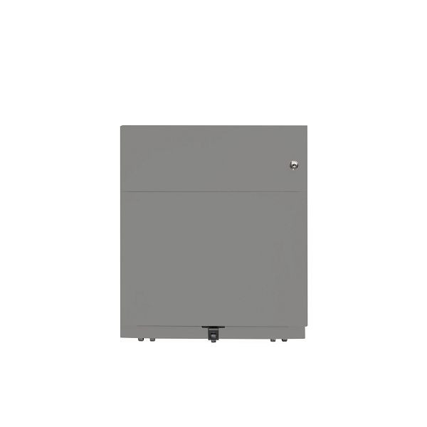 Bisley Rollcontainer Note™, 2 Schubladen, Tiefe 775 mm, Griffleiste, 649 slate, NWA79M7BF649