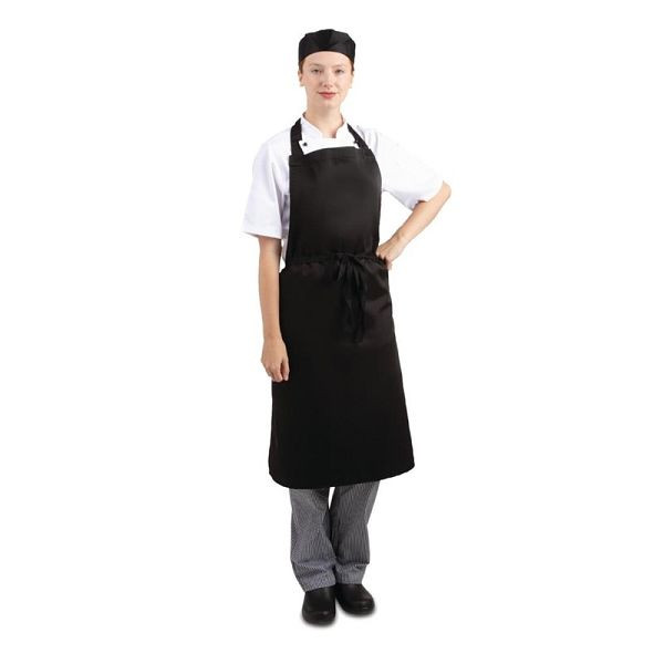Whites Latzschürze schwarz, Polybaumwolle, A279, 5050984018541