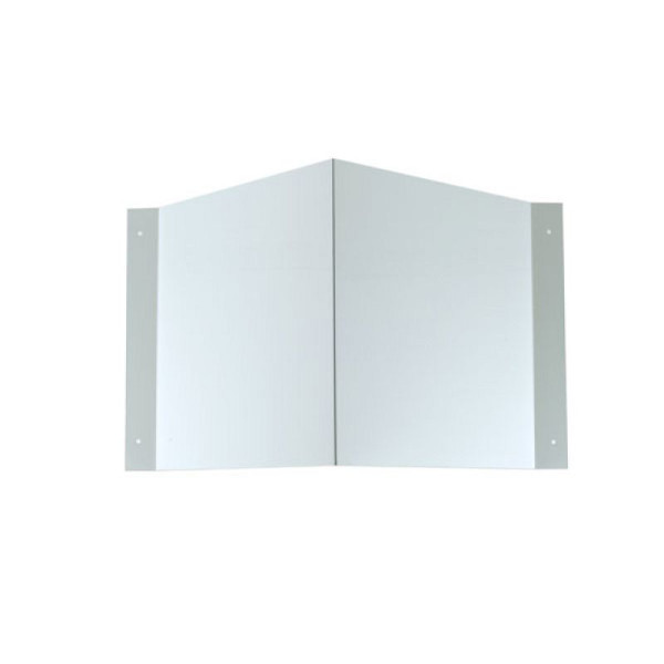 Stein HGS Winkelschild Quadrat für Folienschilder, neutral, 100 x 100 mm / 176 x 100 x 70 mm, 51.9549
