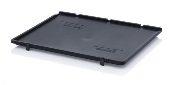 Auer ESD-Scharnierdeckel für Eurobehälter, Passend für Grundmaß: 80 x 60 cm, ESD SD 86