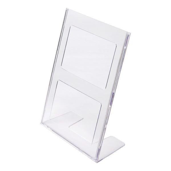 Showdown Displays Aufsteller L-Form A4 Hochformat, 100x214x292mm, LA4P