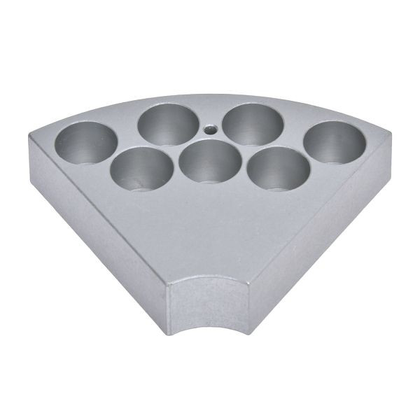 OHAUS Sektionalblock 17 mm Phiolen, Zubehör für Labor-Heizrührer, 30500574