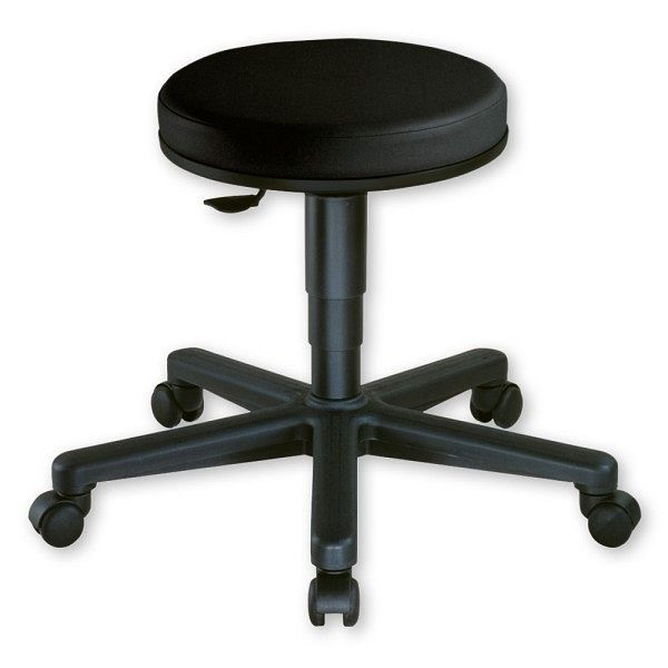 WERO Drehhocker, Fußgestell 5-strahlig, Sitzfläche 39 cm, 300001