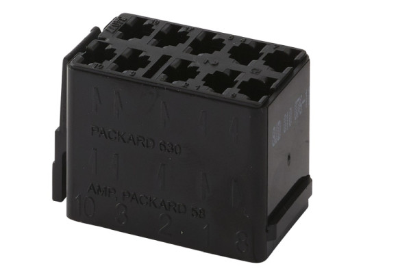 HELLA Steckgehäuse, 10-polig, Stecker: Female, schwarz, 8JD 010 076-112
