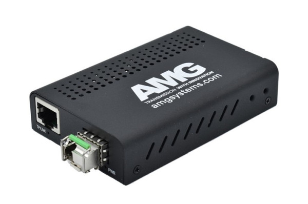 AMG Systems Medienkonverter, für 0°C bis 50°, 1 x 10/100BT RJ45, 1 x 100FX, SM, 1 Faser, B Typ, AMG210M-1F-1SS1B