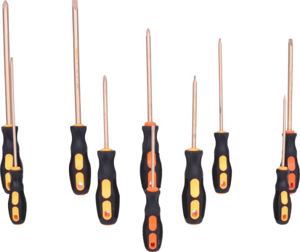 KS Tools BERYLLIUMplus Schraubendreher-Satz 10-teilig, 962.0807