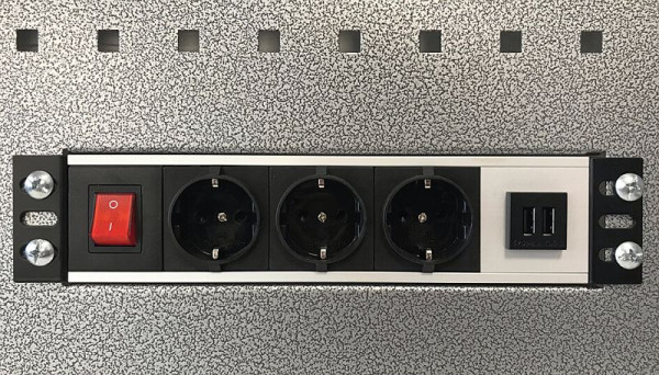 Kunzer Rückwandpaneel (10 mm Lochung), WES1324.2, 4260625442302