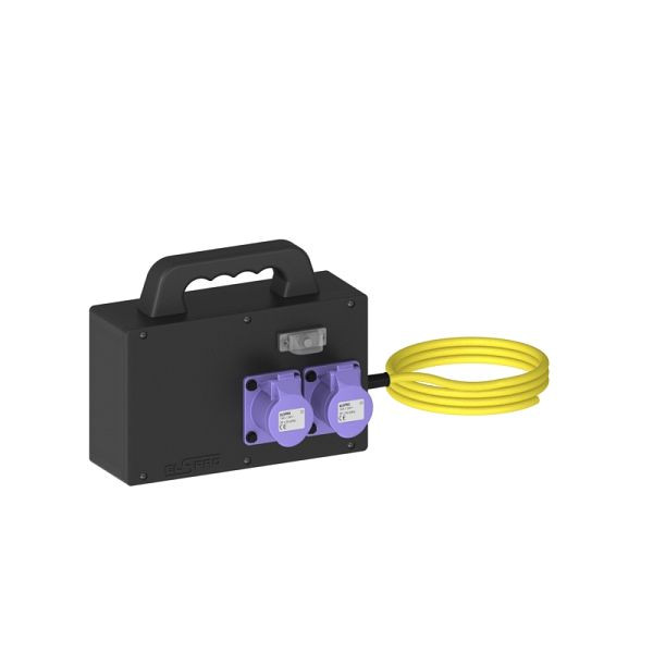 ELSPRO Mobiler Sicherheitstransformator HILDEN, 350 VA, Steckdosen: 2 CEE 24 V 16 A 2 p, 3380165