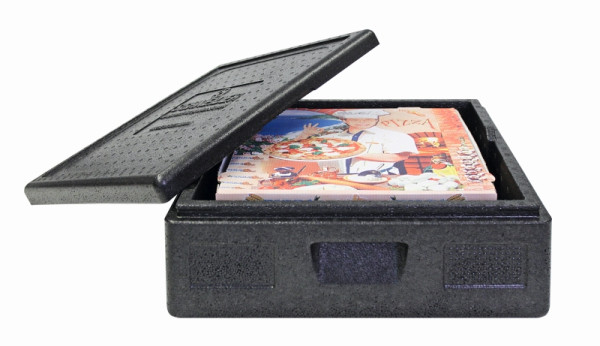 Schneider Transportbox TOP-BOX Pizza small, 12 Liter, Außenmaß: 410 x 410 x 165 mm, Innenmaß: 350 x 350 x 100 mm, 650165