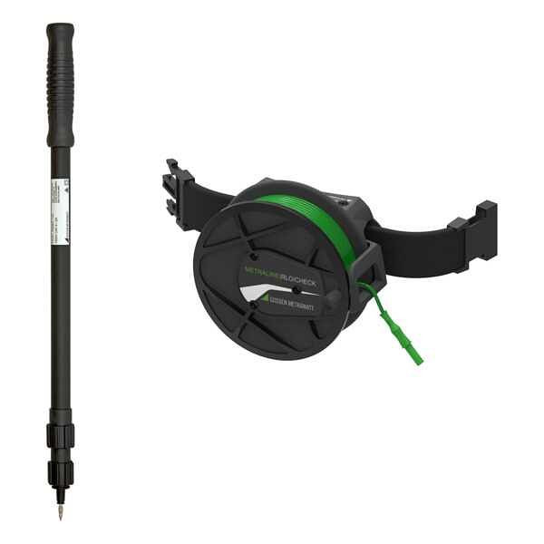 Gossen Metrawatt Digitales Niederohmmessgerät für Beleuchtungssysteme mit integrierter Kabeltrommel und Prüfspitzenverlängerung, M630V