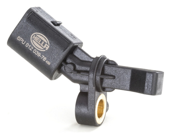 HELLA Sensor, Raddrehzahl, 12V, Hinterachse links, 6PU 012 039-781