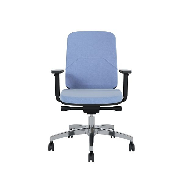 Bisley Bürodrehstuhl Bali, Gepolsterte Rückenlehne, Mit Armlehnen Aluminiumfußkreuz, TN9601 mineral water, BALIALGTN9601