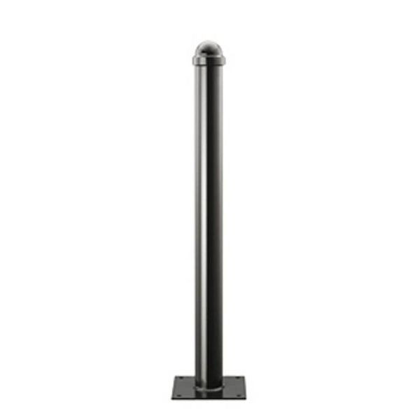 Stein HGS Stilpfosten Ø 76 mm aus Aluminium, Vollkugel, zum Einbetonieren, 13339-1