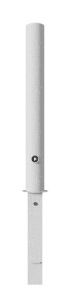 Schake Absperrpfosten Typ 491F herausnehmbar, Ø 102mm, mit Dreikantverschluss, feuerverzinkt, mit 2 Ösen, 491F+2