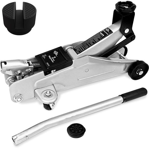 DEUBA Wagenheber 3t 135-400mm + stahlverstärkter Gummiauflage, 993486