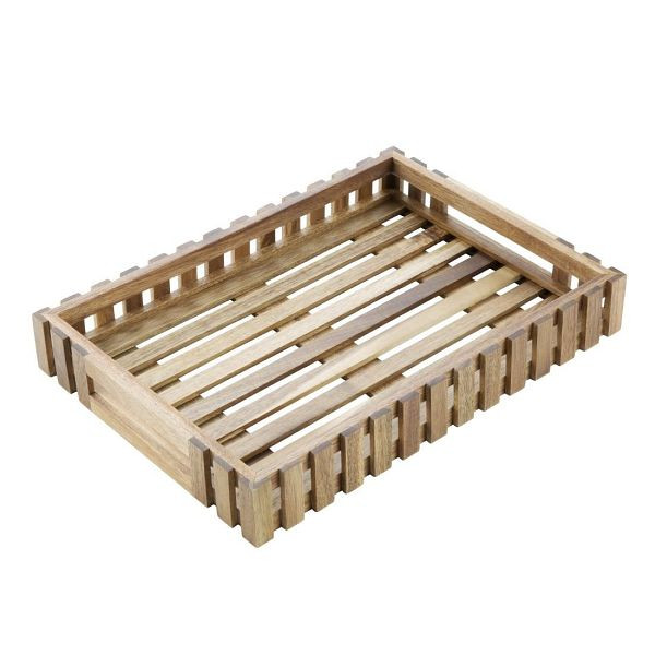 Olympia Kleine Aufbewahrungsbox aus Akazienholz, 356 x 255 mm, DP880