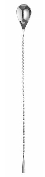 Bar up Barlöffel verdrillt 380 mm, Metall, 596968, 8711369596968