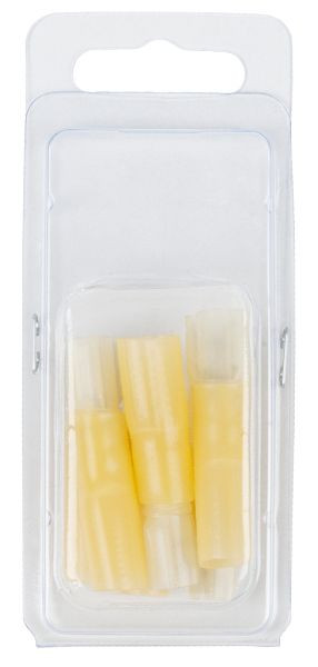 KS Tools Sortiment isolierter Quetschverbinder, gelb, AWG12-10, 6-teilig Buchse, 970.0690