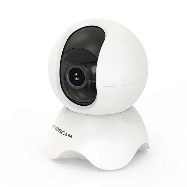FOSCAM X5 5 MP Super HD WLAN schwenkbare und neigbare Überwachungskamera, fscx5w