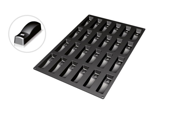 Schneider Backform aus Silikon Fantasy 8, 40x 60 cm, Abmessung 120 x 36 mm, Höhe 33 mm, 115324