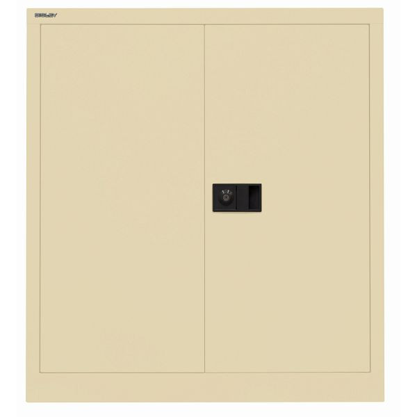 Bisley Flügeltürenschrank UNIVERSAL, 1 Fachboden für 2 Ordnerhöhen, Breite 914 mm, 606 creme, E402A01606