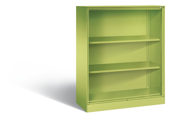 C+P Büroregal Asisto, H1310xB1000xT435mm, Farbe: Viridingrün, 3 OH, 140032-000 S10048