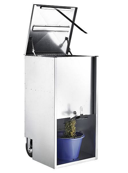 Peetz Futtersilo 200 Liter inklusive Verriegelung und Diskusschloss, 293
