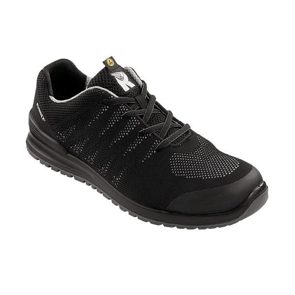 RUNNEX S1P-ESD-Sicherheitshalbschuhe SportStar, schwarz/grau, Größe: 40, VE: 1 Paar, 5108-40
