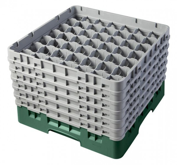 Cambro Spülkorb mit 49 Fächer Camrack® 29,8 cm Flaschengrün, 49S1114119
