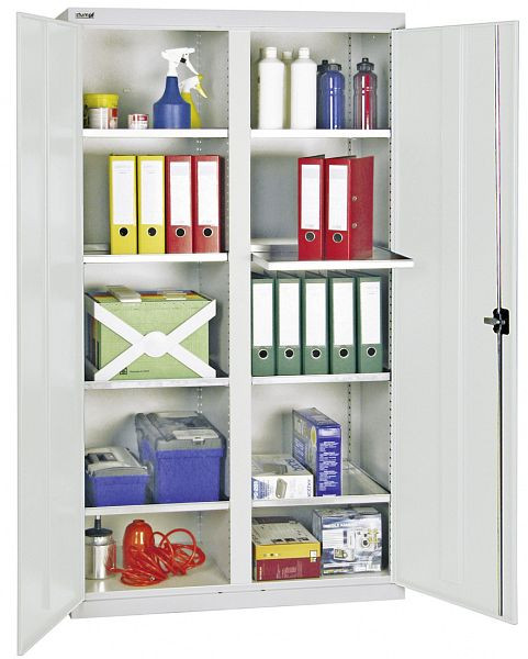 stumpf Werkzeug- und Materialschrank Serie 3000, 7035/7035, 8 Wannenböden, 3004007