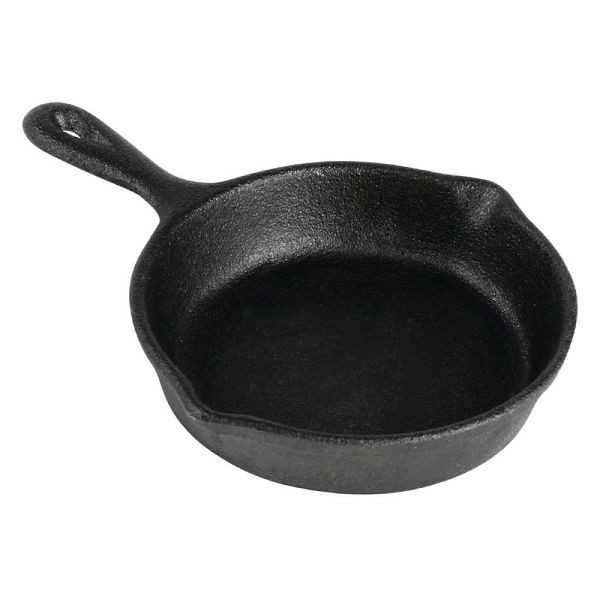 Olympia runde Servierpfanne 11,5cm, geeignet für Brett GJ552, Gusseisen, GJ553