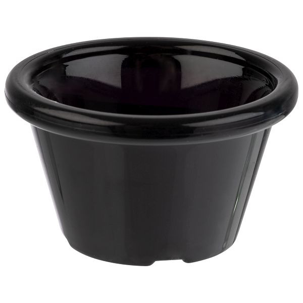 APS Dipschälchen, 12er Set, Ø 6 x 3,5 cm, 40 ml, PET, schwarz, 40762