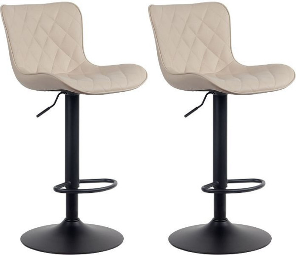 CLP Barhocker Emma Kunstleder, creme, VE: 2 Stück, 322348